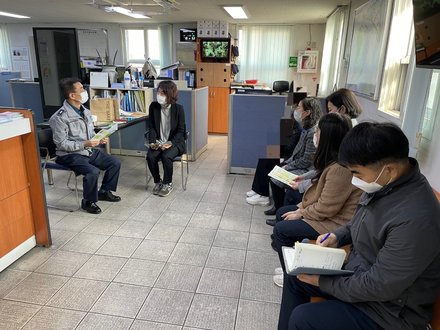 서울중랑경찰서 봉화지구대 방문 간담회